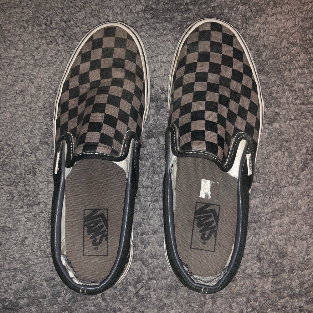 COPY - Vans - black and grey checker